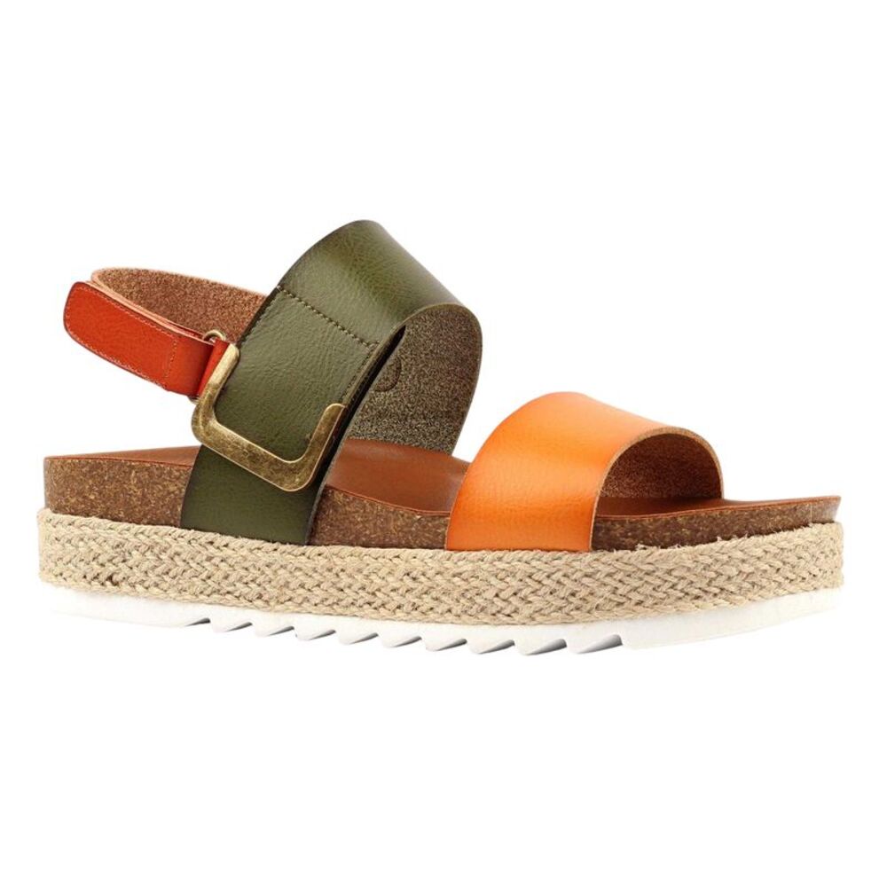 Lunar Womens/Ladies Deanna II Sandals / Olive